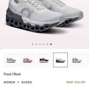 On cloudmonster 2 womens size 9 in frost brand new in box